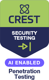 CREST AI-Enabled Penetration Testing accreditation badge